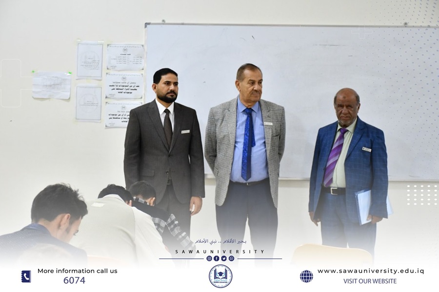 Al-Ardi inspects the practical exams For students of the College of Health Techn…