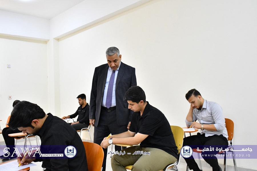 كلية القانون تجري الامتحان التقويمي المشترك لطلبة لمرحلة الثانية