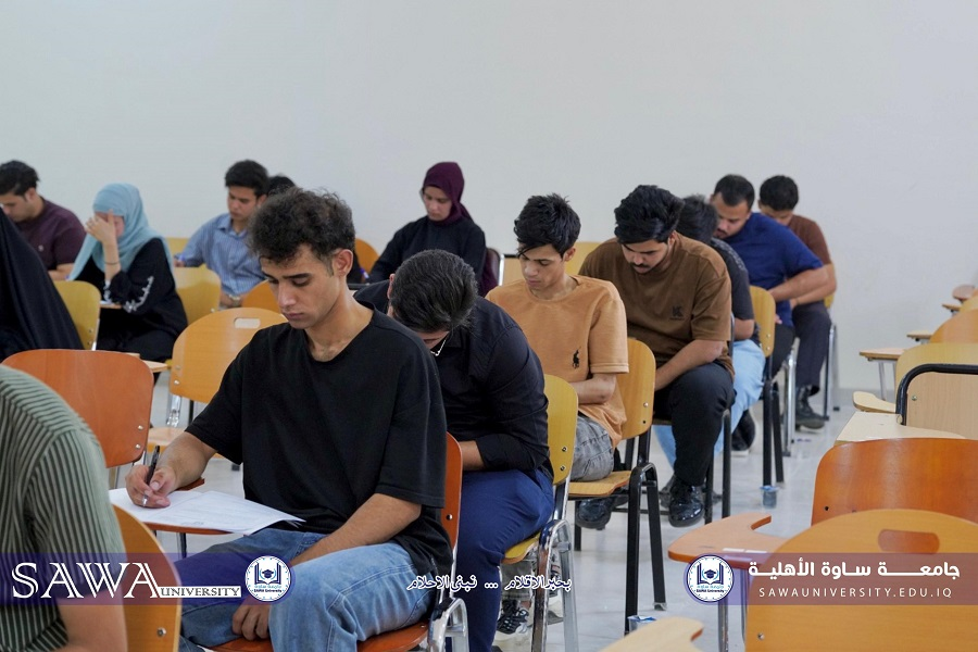 Our students complete their final exams