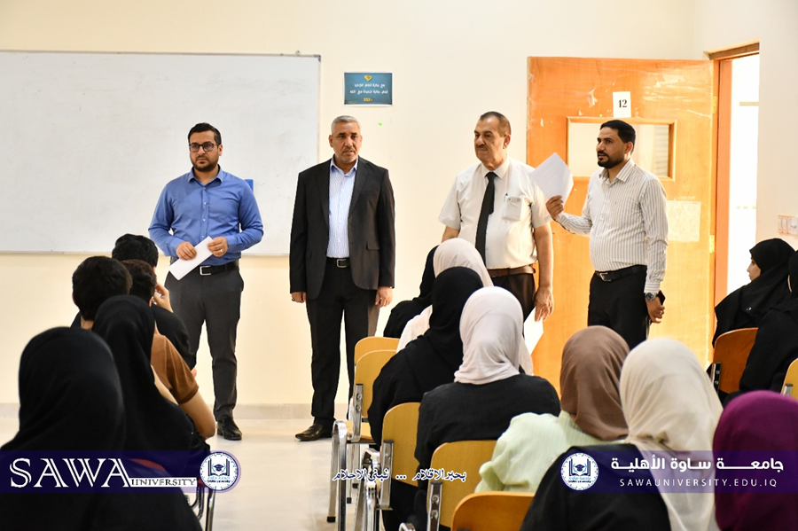 Al-Ghazi inspects our students' second-attempt exams