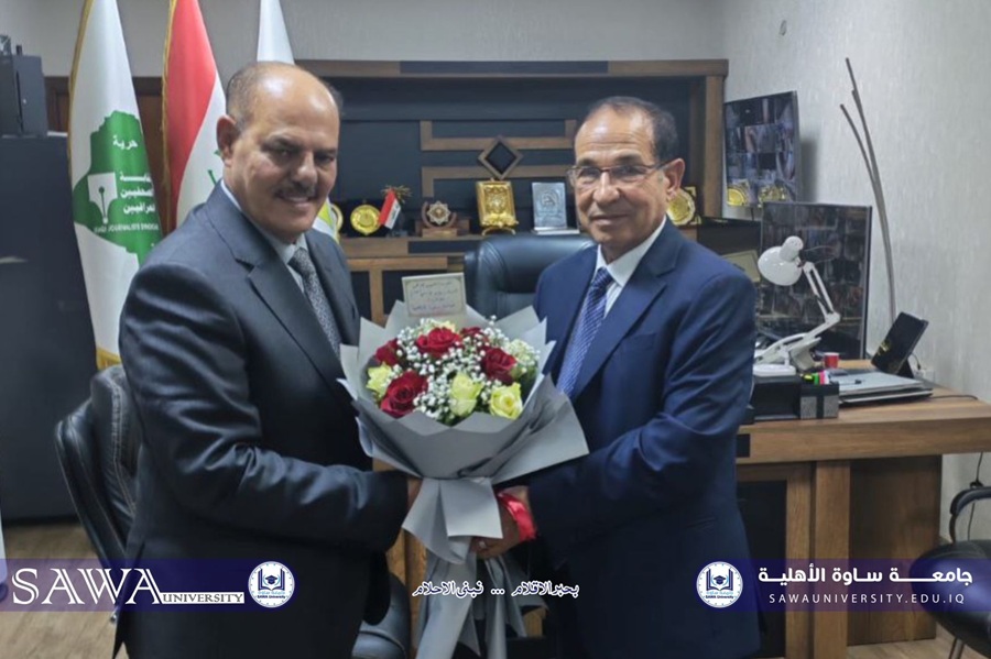 نقل تحيات وتهاني الظالمي والغزي الى إدارة نقابة الصحفيين العراقيين