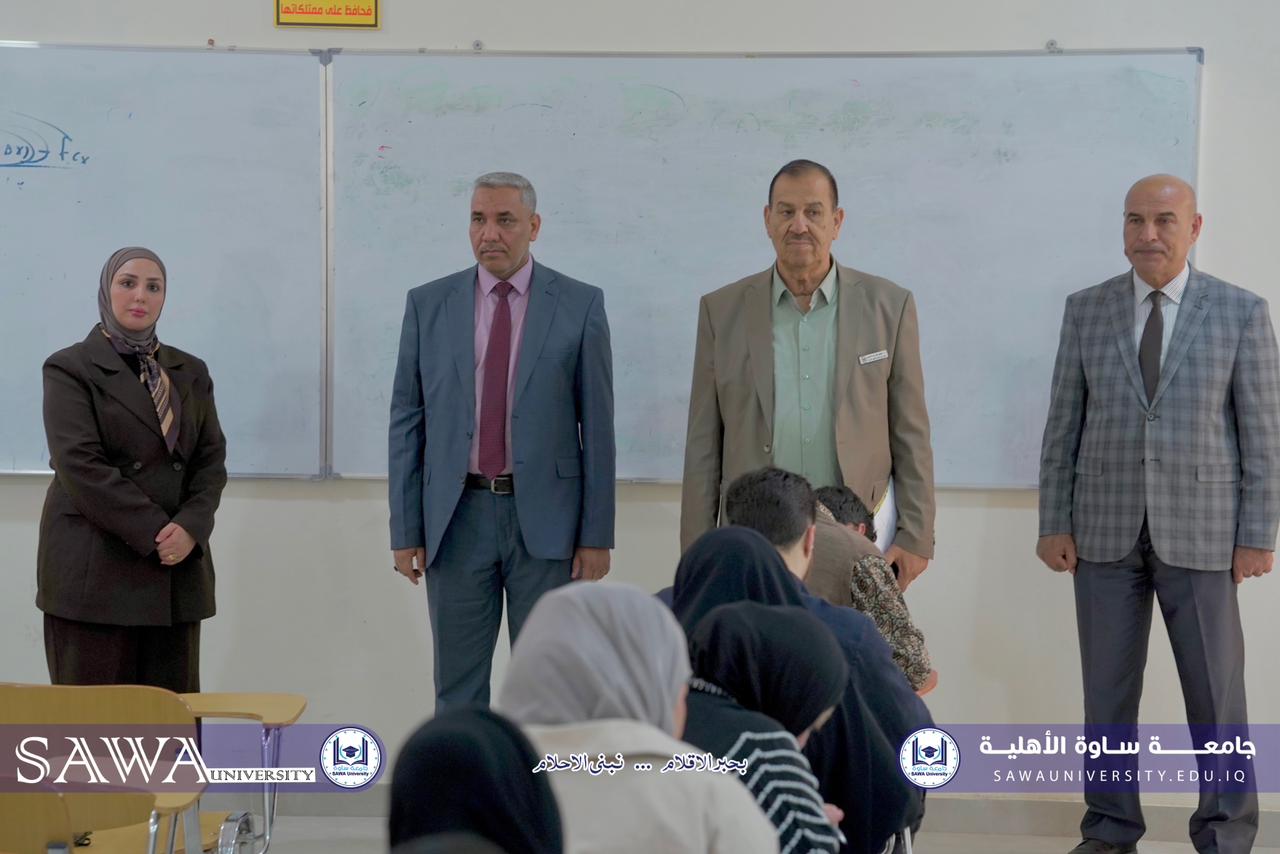 إجراء الامتحان المشترك لمادة الأحياء الجزيئي ضمن اتفاقية التوأمة مع جامعة واسط