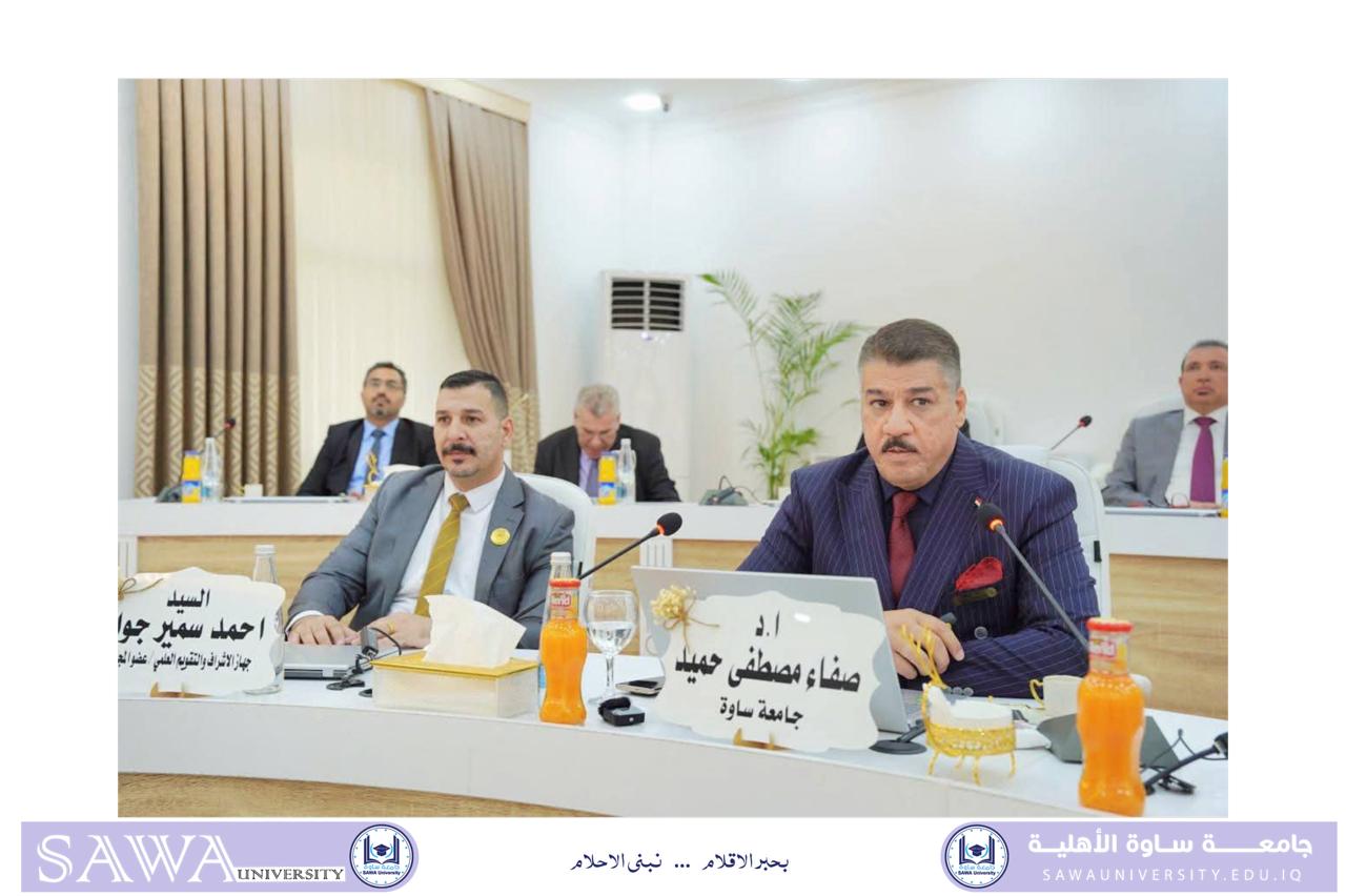 برئاسة الأستاذ الدكتور صفاء مصطفى الجنابي.. فريق المقيم الوطني يقيّم قسم تقنيات…